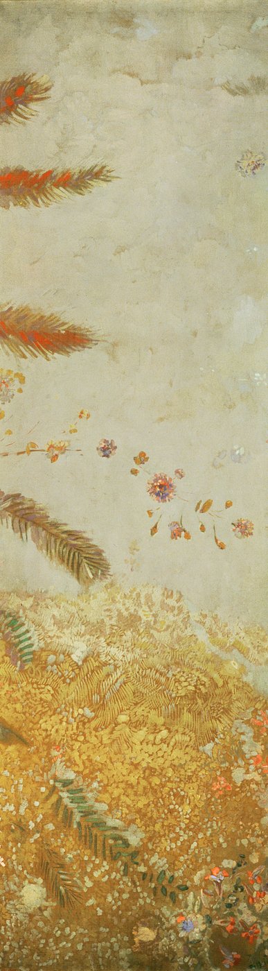 Decorative Panel, one of five designed for Ernest Chausson by Odilon Redon